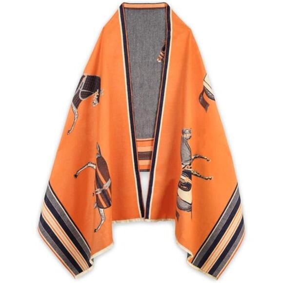 Women Pashmina Silky Shawl Wrap for Evening Dressing - Picture 8 of 8